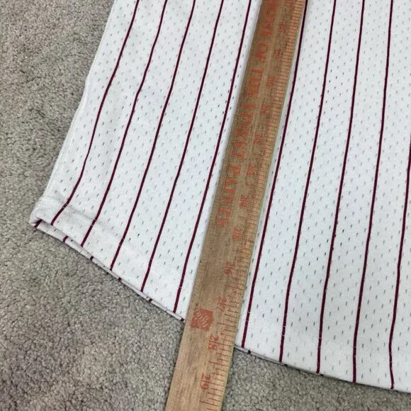 Mitchell & Ness Jersey Red White Chicago Men's Size Small - Picture 3 of 11